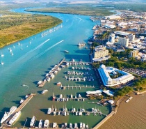 Aerial View of Cairns City