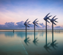 Cairns Esplanade Lagoon, Queensland.
