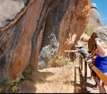 Visit the local Aboriginal Rock Art and Balancing Rock