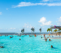 Cairns Esplanade Lagoon, Queensland.