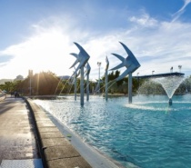 Cairns Esplanade Lagoon, Queensland.