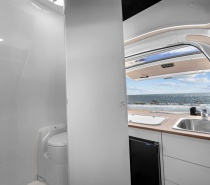 Interior view of shower/toilet Maxie 4 