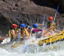 The Tully River is regarded as the best rafting river in Australia or New Zealand, cascading through World Heritage Rainforest.