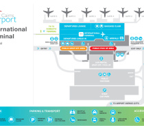 T1 Terminal External Cairns Airport Map