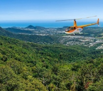 Scenic helicopter flight from Cairns 