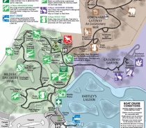 Map of Hartley's Crocodile Adventures