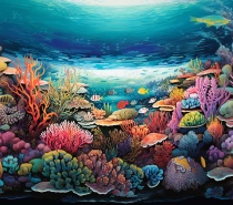 Illustration of the Great Barrie Reef