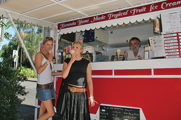 home made kuranda icecream