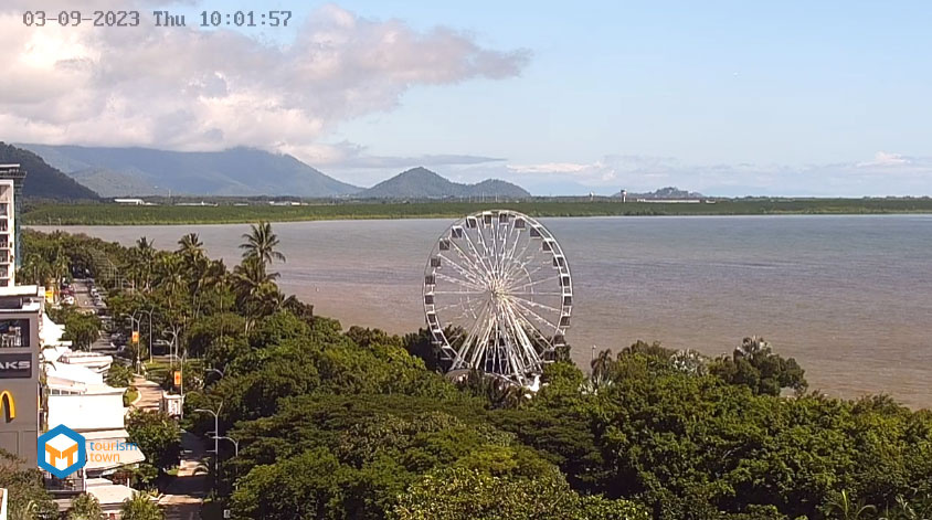 View of the Cairns Inlet from the webcam