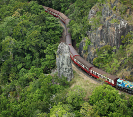 Kuranda Scenic Rail near Red Peak