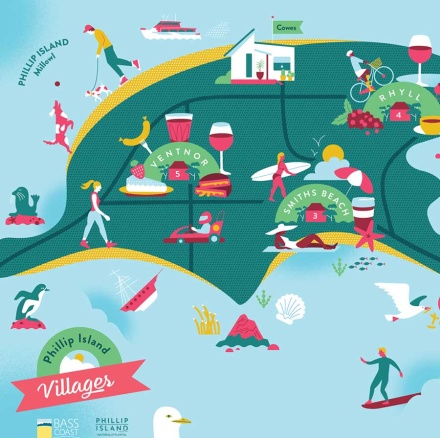 Phillip Island Tourism Map