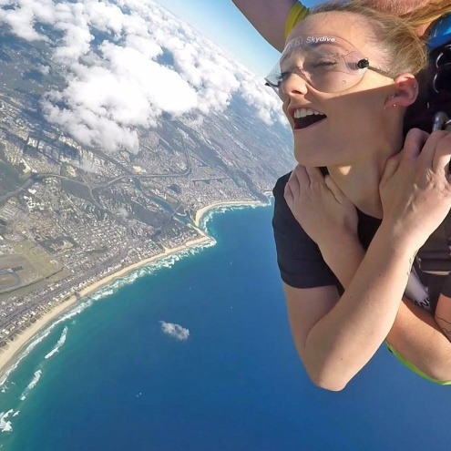 Skydiving on the Gold Coast