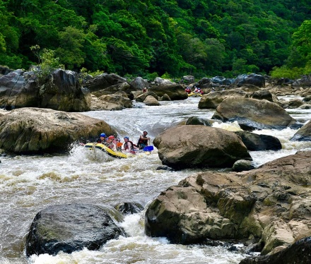 Rafting on the Tully River