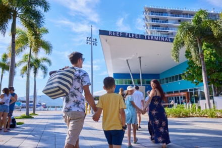 The Reef Fleet Terminal Check-in for Green Island