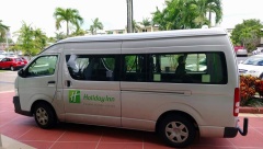 Free hourly shuttle bus service!