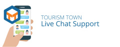 Support is now available via live chat on TOURISM TOWN!