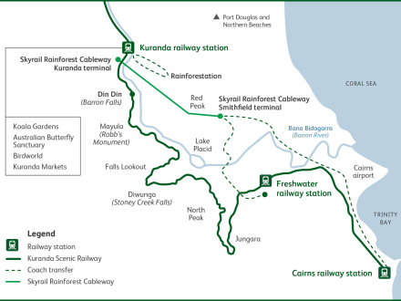 rail trips from cairns