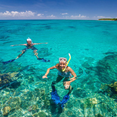 Snorkeling on Green Island