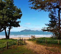 View to Dunk Island from Mission Beach