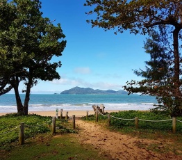 View to Dunk Island from Mission Beach