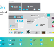 T1 Terminal Internal Cairns Airport Map