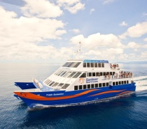 The Sunlover Fitzroy Island day trip departs daily from the Cairns Reef Fleet Terminal